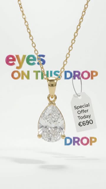 Gemstone pendant necklace
